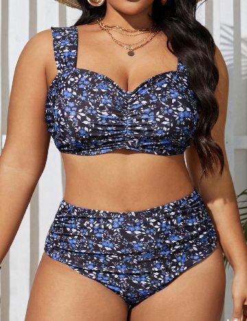 Costum de baie SHEIN CURVE, negru