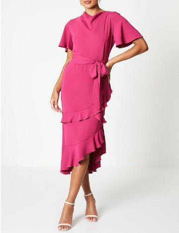 Rochie medie Coast, roz