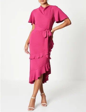 Rochie medie Coast, roz