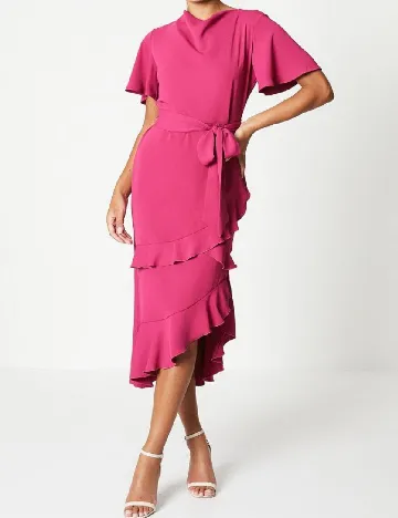 Rochie medie Coast, roz