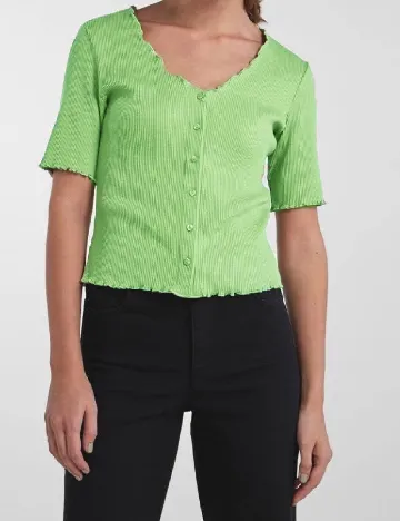 Cardigan Pieces, verde