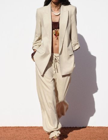 Blazer Zara, bej