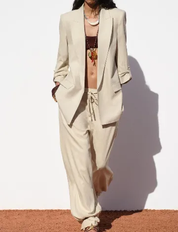 Blazer Zara, bej