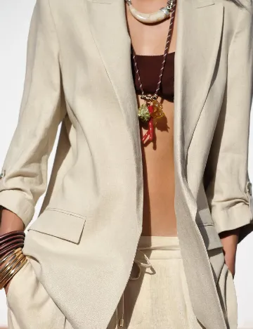 Blazer Zara, bej