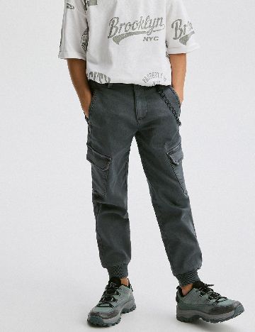 Pantaloni Reserved, gri