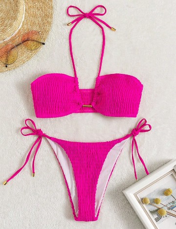 Costum de baie SHEIN, roz