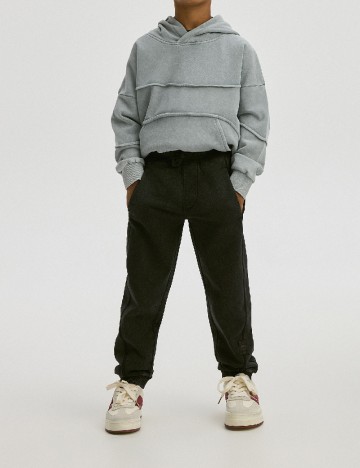 Pantaloni Reserved, negru