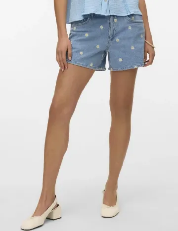 Pantaloni scurti Vero Moda, albastru