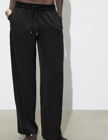 Pantaloni de pijama Zara, negru