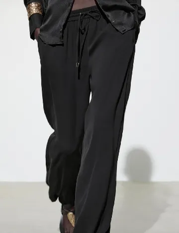 Pantaloni de pijama Zara, negru
