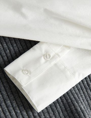 Bluza Reserved, alb/gri