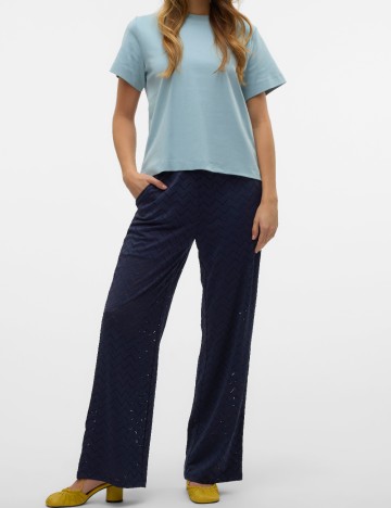 Pantaloni Vero Moda, bleumarin