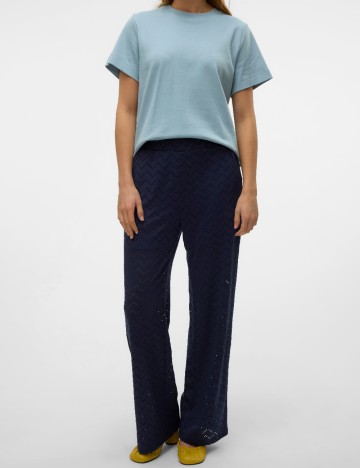 Pantaloni Vero Moda, bleumarin