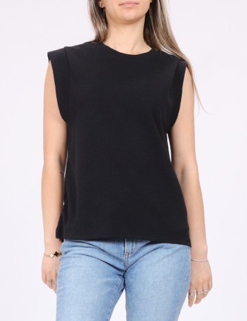 Tricou Pieces, negru