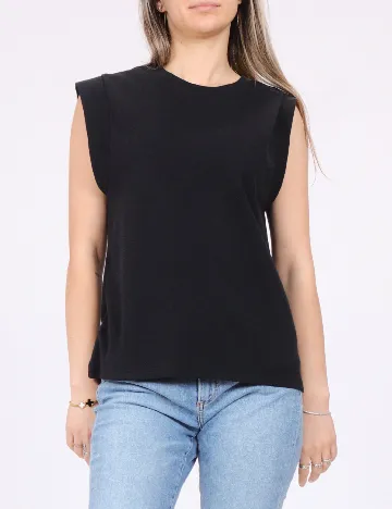Tricou Pieces, negru
