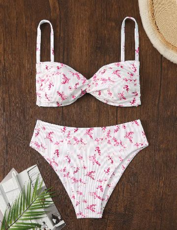 Costum de baie SHEIN CURVE, floral