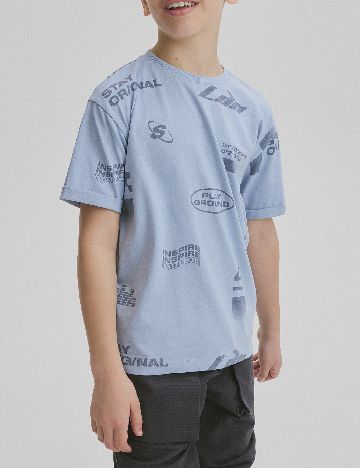Tricou Reserved, albastru