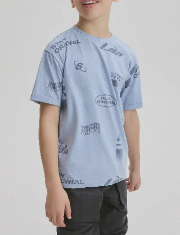 Tricou Reserved, albastru