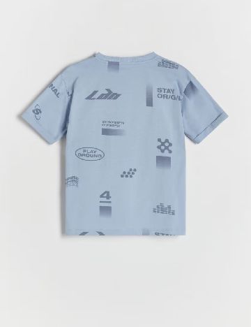 Tricou Reserved, albastru