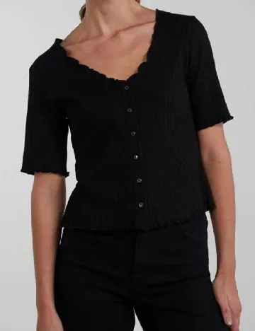 Cardigan Pieces, negru