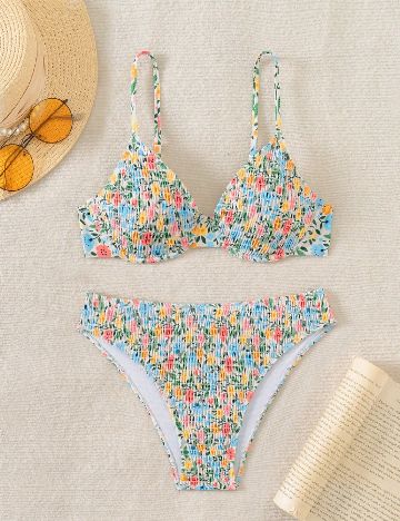 Costum de baie SHEIN, floral