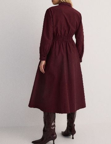 Rochie medie Reserved, visiniu