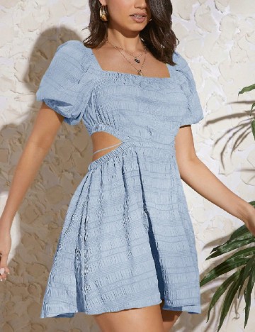 Rochie scurta SHEIN, albastru