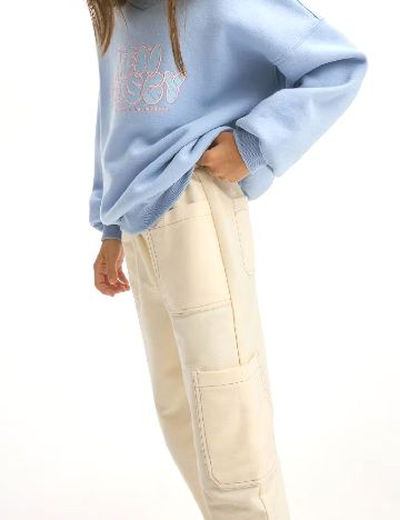 Pantaloni Reserved, crem