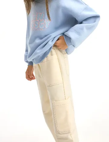 Pantaloni Reserved, crem
