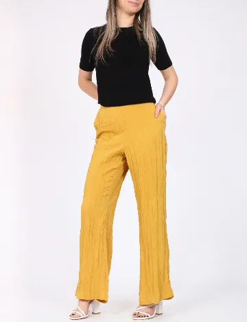 Pantaloni Vero Moda, galben