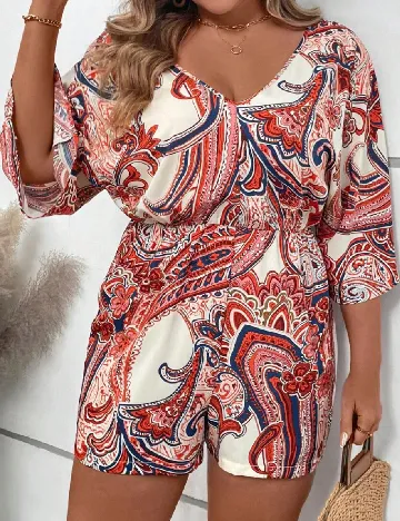 Salopeta SHEIN CURVE, mix culori