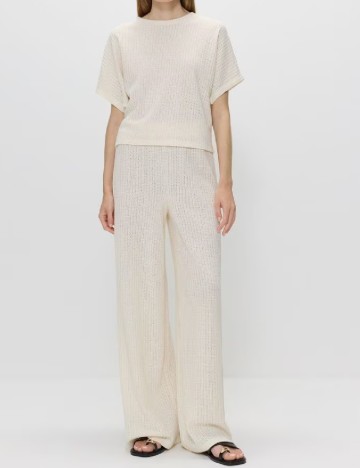 Pantaloni Reserved, ecru