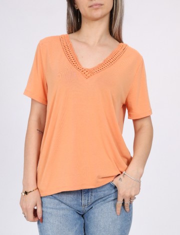 Tricou Vero Moda, portocaliu
