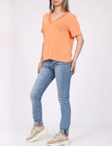 Tricou Vero Moda, portocaliu