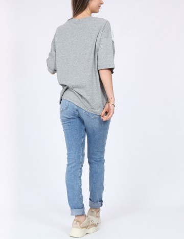 Tricou Only, gri