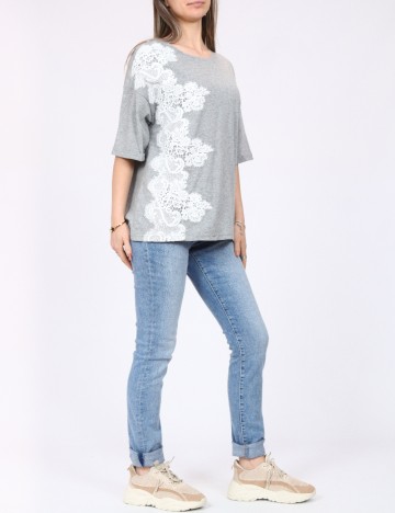 Tricou Only, gri