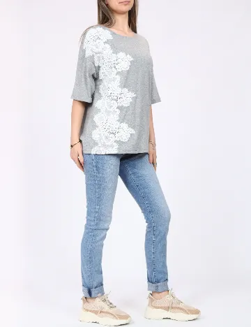 Tricou Only, gri