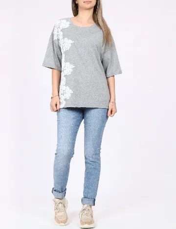 Tricou Only, gri