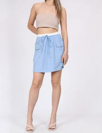 Fusta Vero Moda, albastru