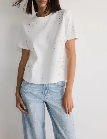 Tricou Reserved, alb