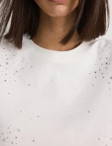 Tricou Reserved, alb