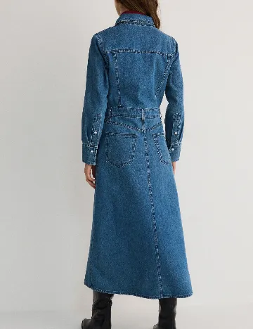 Rochie lunga Reserved, albastru