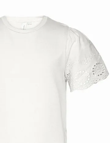 Tricou Vero Moda Kids, alb