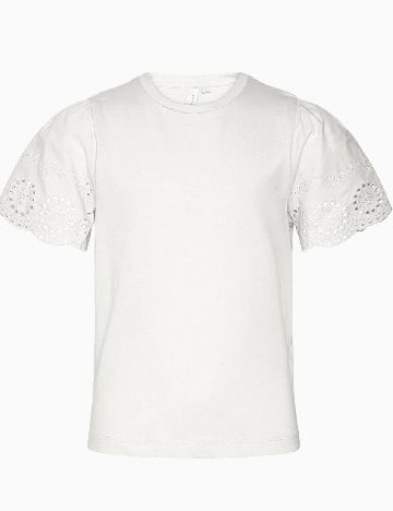 Tricou Vero Moda Kids, alb