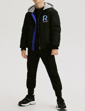 Pantaloni Reserved, negru