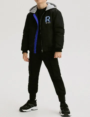 Pantaloni Reserved, negru