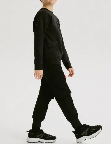 Pantaloni Reserved, negru