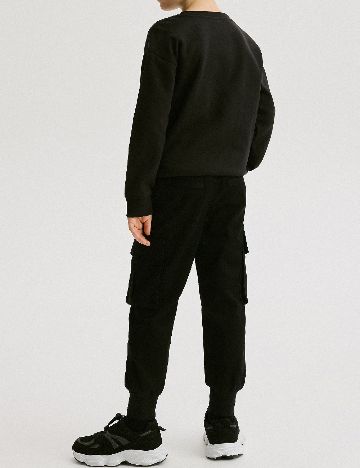 Pantaloni Reserved, negru