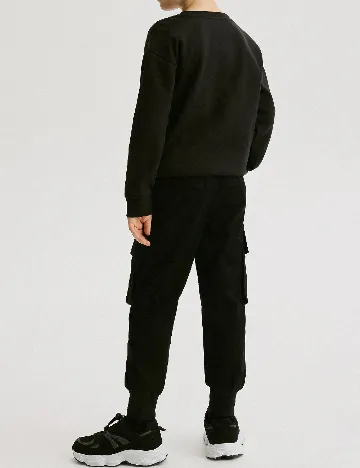Pantaloni Reserved, negru