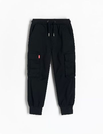 Pantaloni Reserved, negru